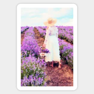 Lady Lavender Sticker